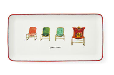 Kit Kemp Doodles Sandwich Platter Kit Kemp Doodles Sandwich Platter